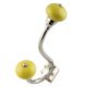 Solid Yellow Ceramic Silver Iron Hooks